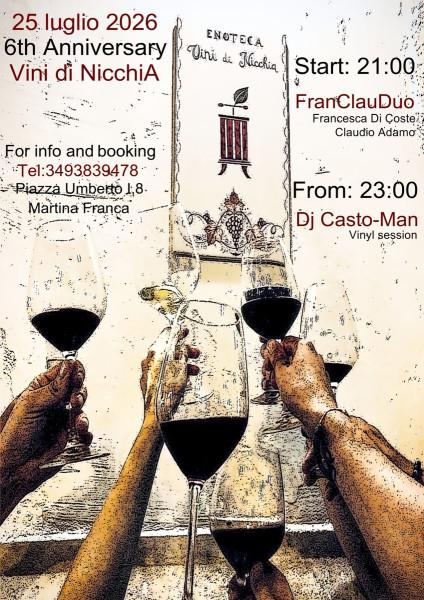 6th Anniversary Vini di Nicchia