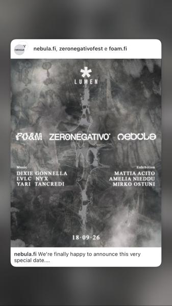FOAM ZERONEGATIVO NEBULA