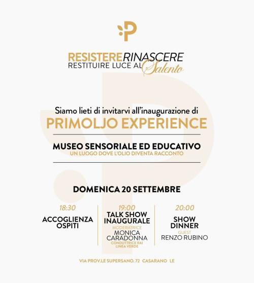 Primoljo Experience