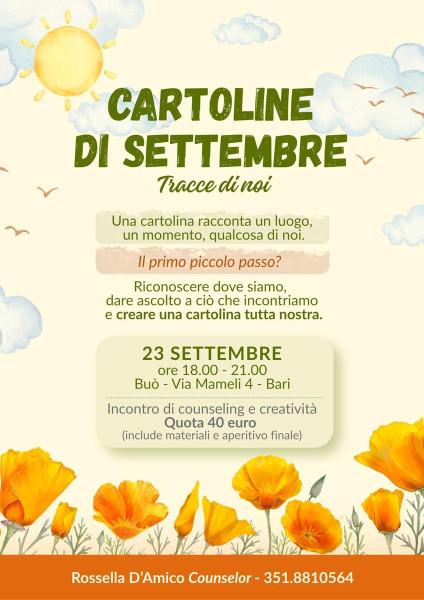 CARTOLINE DI SETTEMBRE - Tracce di noi