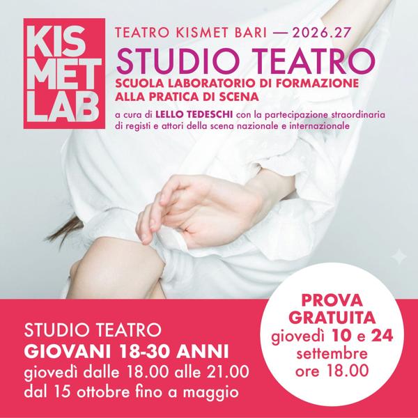 Studio Teatro - Prova Gratuita
