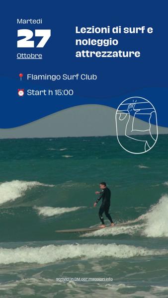 Lezioni di surf e noleggio attrezzature