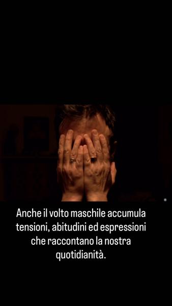 Workshop di ginnastica per il viso maschile