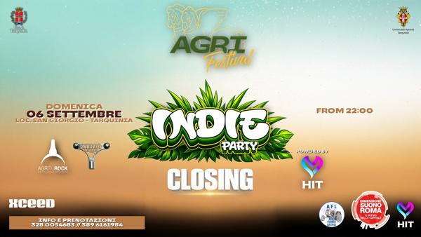 DOMENICA 6 SETT- Indie by hit discoteca viterbo e live band agriturock