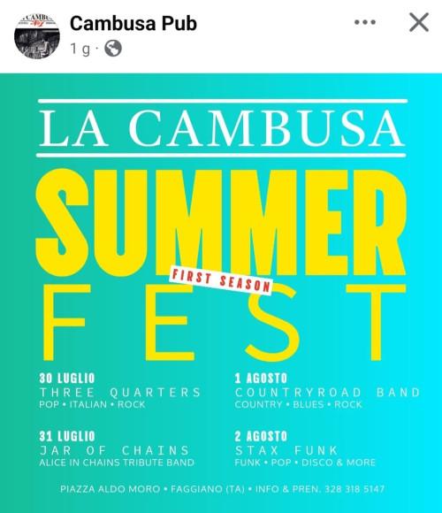 Summer Fest First Season