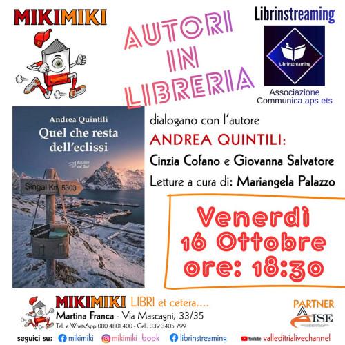Autori in Libreria - Andrea Quintili