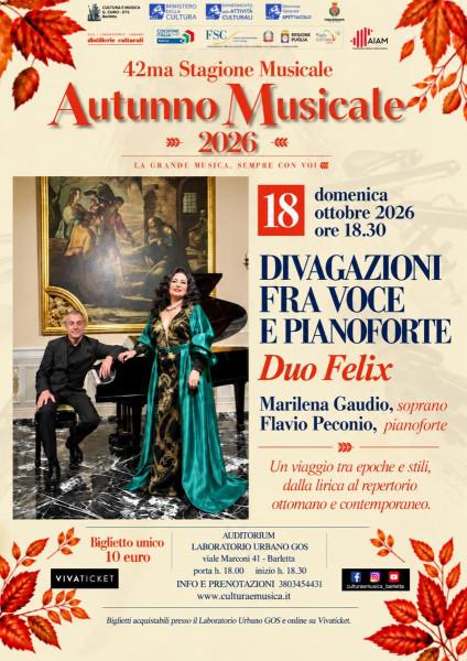 Divagazioni fra voce e pianoforte