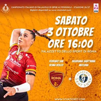 Ferraro SMI Roma Volley vs Akademia Sant'Anna Messina