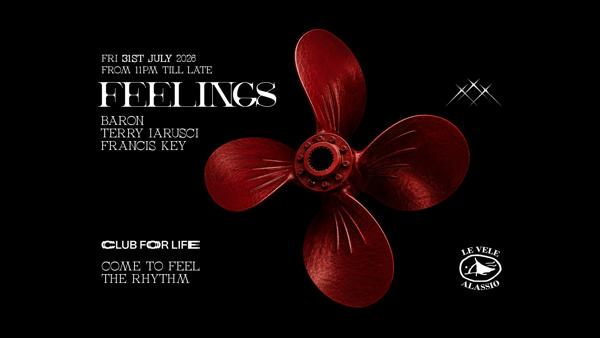 Le Vele Alassio presents Feelings - Friday, 31st July 2026