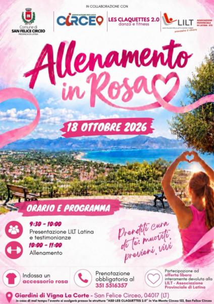 Allenamento in Rosa