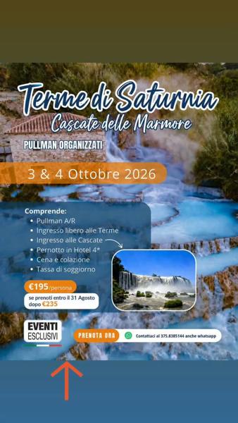 Terme di Saturnia e Cascate delle Marmore