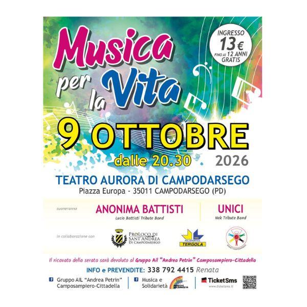 Musica Per La Vita 2026