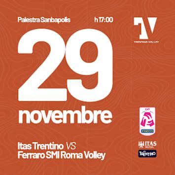 Itas Trentino vs Ferraro SMI Roma Volley