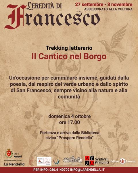 Il Cantico nel Borgo - Trekking letterario