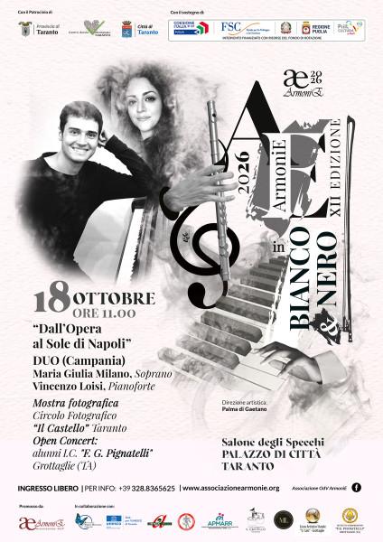 ArmoniE in Bianco & Nero: Dall'Opera al Sole di Napoli