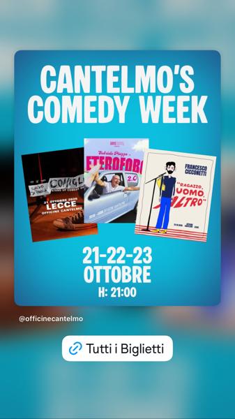 Cantelmo's Comedy Week: Gabriele Puzzo in "Eterofobia 2.0"