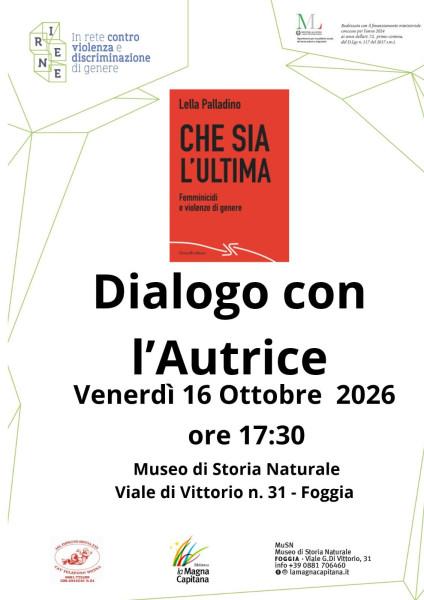 Dialogo con l'Autrice
