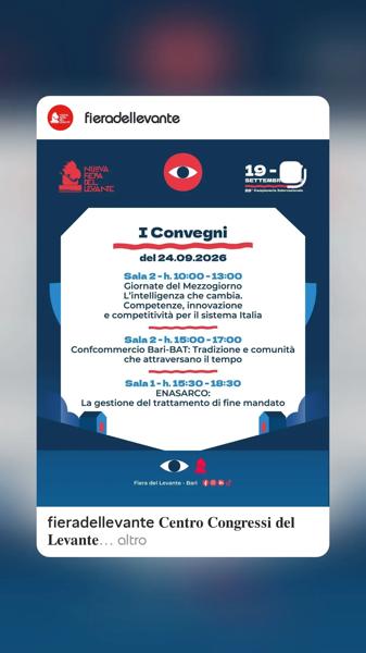 I Convegni della Fiera del Levante