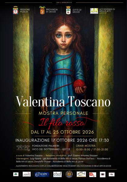 Il filo rosso – Mostra personale di Valentina Toscano