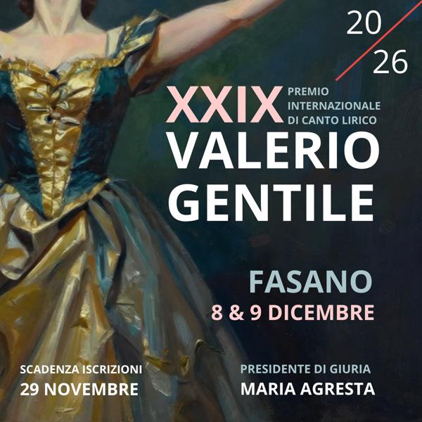 Premio Internazionale di Canto Lirico “Valerio Gentile”