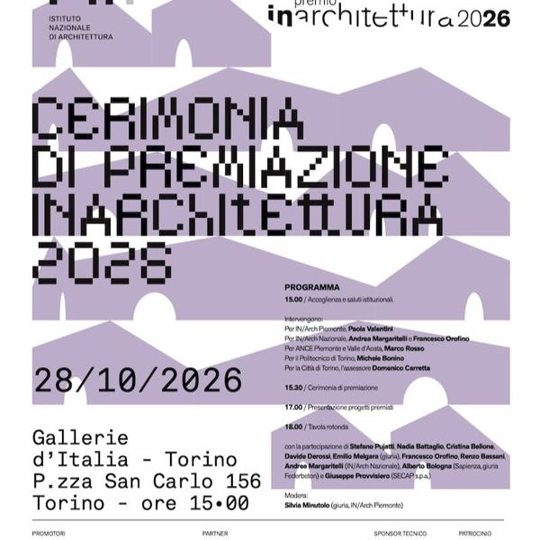 Premio In/Architettura 2026