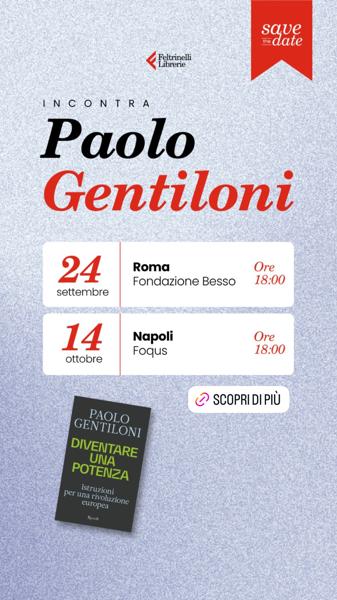 Incontra Paolo Gentiloni