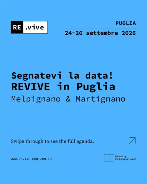 Serata di presentazione di REVIVE
