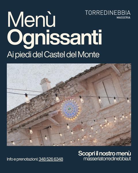 Menù Ognissanti