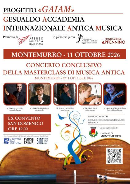 GAIAM – Gesualdo Accademia Internazionale Antica Musica