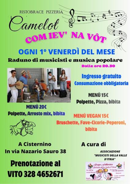 Raduno di musicisti e musica popolare