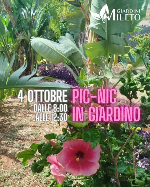 Pic-nic e Passeggiata in Giardino