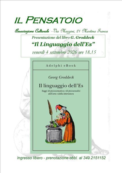 Presentazione del libro G. Groddeck "Il Linguaggio dell'Es"