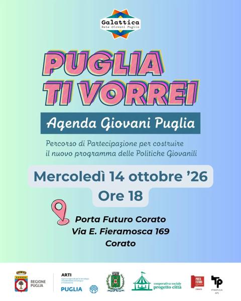 Puglia Ti Vorrei — Agenda Giovani Puglia