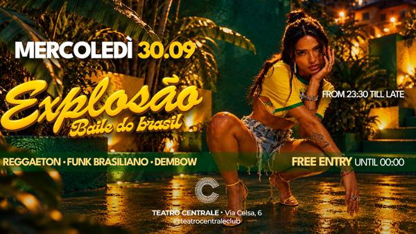 Wednesday - EXPLOSÃO • REGGAETON - BAILE FUNK - DEMBOW - FREE ENTRY