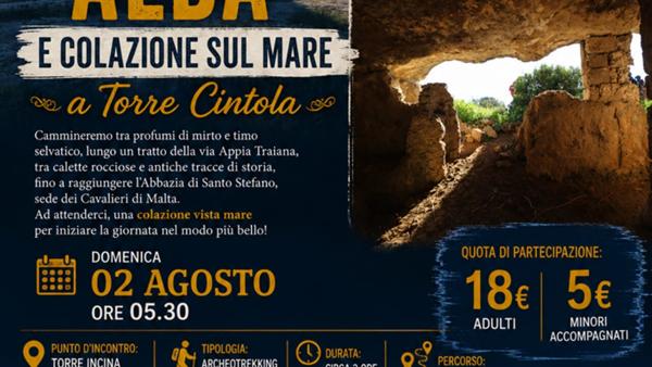 Archeotrekking all’alba e colazione sul mare