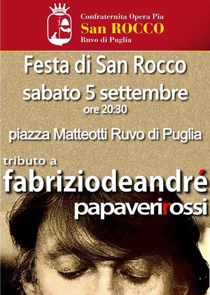 Tributo a Fabrizio De André - PAPAVERI ROSSI