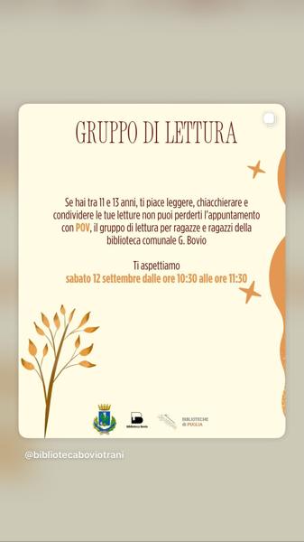 Gruppo di Lettura POV