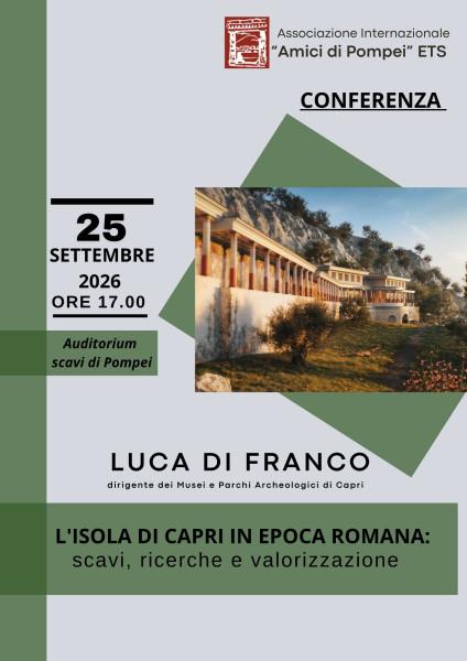 L’isola di Capri in epoca romana: scavi, ricerche e valorizzazione