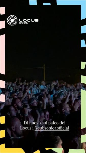Subsonica al Locus