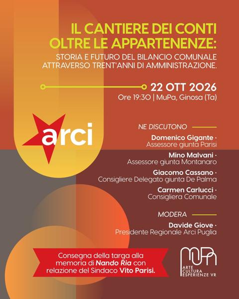 Il Cantiere dei Conti - Oltre le Appartenenze