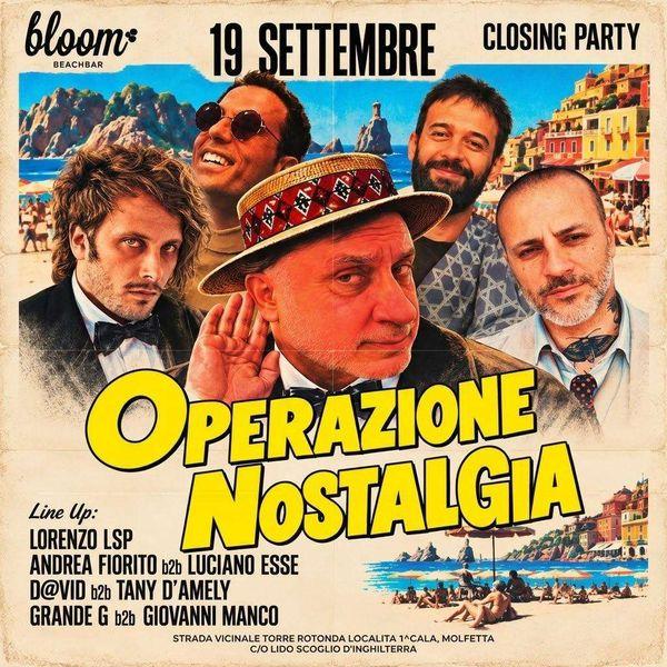 Operazione Nostalgia Closing Party