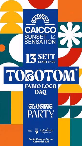 Caicco Sunset Sensation Closing Party