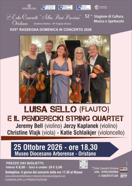 Luisa Sello e Penderecki String Quartet