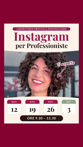 Instagram per Professioniste