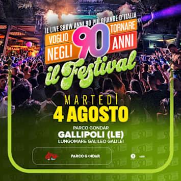 Voglio Tornare Negli Anni 90 - Il Festival