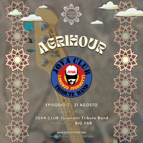 Venerdì 21 Agosto ✮ AGRIHOUR ✮ L'apericena al tramonto con Jovanotti cover band