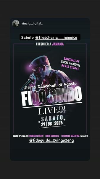 Ultima Dancehall di Agosto
