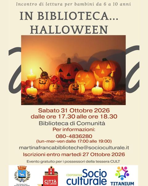 IN BIBLIOTECA... HALLOWEEN