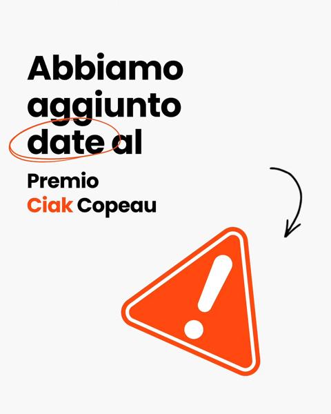 Premio Ciak Copeau
