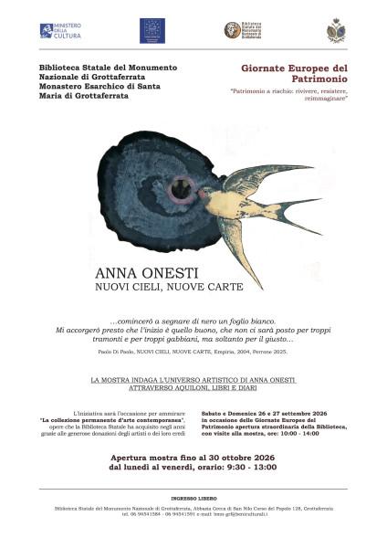 Nuovi Cieli, Nuove Carte – Mostra di Anna Onesti